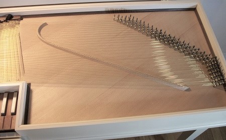 Specken clavichord soundboard